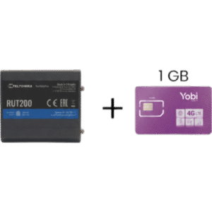 Router Celular Industrial / 4G LTE Cat 4 150 Mbps / Wi-Fi 2.4 GHz / 2 Puertos Ethernet / Operación -40°C a 75°C / Gestión RMS