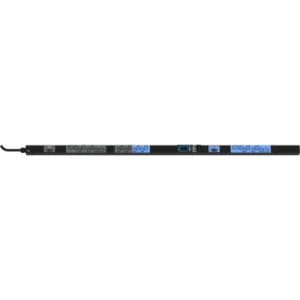 PDU Inteligente Enlogic / 24 Tomas (20) C13 + (4) C19 / 230 Vca Monofásico 32 A / 7.4 kVA / Medición y Switcheo por Toma / 2 Breakers 16 A / 0U Vertical 1.80 m (5.9 ft)