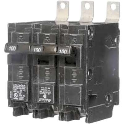 Interruptor automático atornillable tipo BL 3 polos, 100 amp.