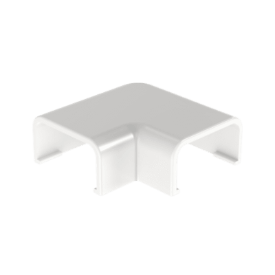 Conexión en ángulo recto "L", para uso con canaleta LD3, material ABS, Color Blanco