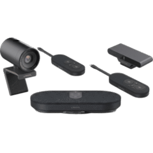 Kit de Videoconferencia 4K / Cámara 8MP / Micrófono 8 Filas / Altavoz 3W / 2 Pods Compartición Pantalla / USB-C BYOD / Salas hasta 32 m² (344 ft²)