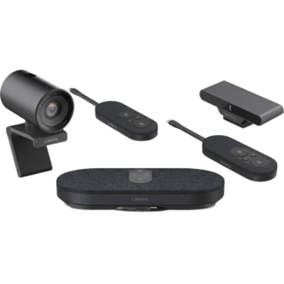 Kit de Videoconferencia 4K / Cámara 8MP / Micrófono 8 Filas / Altavoz 3W / 2 Pods Compartición Pantalla / USB-C BYOD / Salas hasta 32 m² (344 ft²)