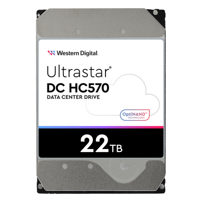 Disco Duro Data Center / 22 TB / 7200 RPM / SATA 6 Gb/s - SAS 12 Gb/s / HelioSeal / OptiNAND / 512 MB Buffer / 2.5M Horas MTBF