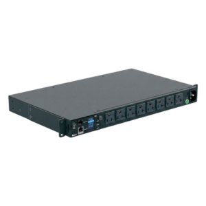 PDU Monitoreable / 8 Salidas 5-20R / Entrada NEMA 5-15P / Horizontal 1U / 19 in / 120 Vca / 20 Amp
