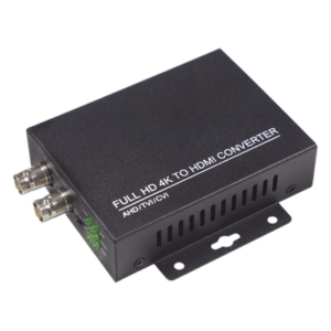 Convertidor de video / CVI TVI AHD CVBS a HDMI / Salida 1080P 60fps / Bucle BNC / Soporte 8MP / Alimentación 5V 1A