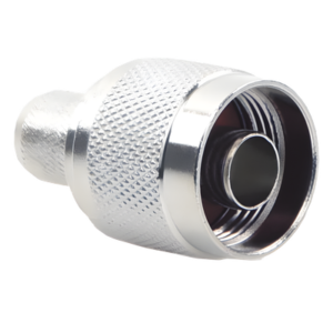 Conector Coaxial N Macho / 75 Ohm / Montaje en Línea / RG-11 / Contacto Oro / Aislante Teflón