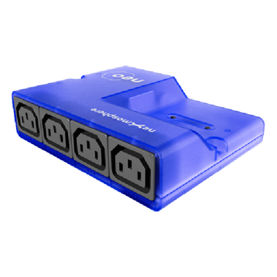 Controlador de Potencia / 4 Salidas C13 / Medición Individual V/A/W/kWh / 4 Puertos X-Talk / USB-C API Serial / 10A Máx / 100-240 VAC