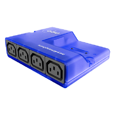Controlador de Potencia / 4 Salidas C13 10 A / Medición Individual V/A/W/kWh / 16 Horarios / 4 Puertos X-Talk / USB-C