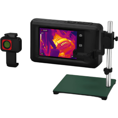 KIT POCKET2 LENTE MACRO BRACKET - Cámara Termográfica Portátil Lente 3.5 mm (256 × 192) / WiFi / IP54 / Memoria interna 16 Gb / Hasta 4 Horas de Funcionamiento Continuo