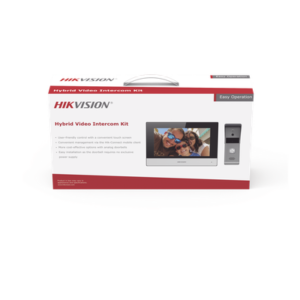 Kit de Videoportero Híbrido / Pantalla Táctil 7" / Videollamada a Smartphone / IP65 / 4 Hilos + Wi-Fi/Ethernet / 720x576p
