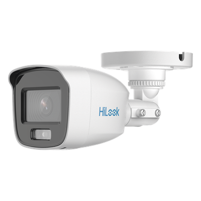 Cámara Bala TURBOHD / 2 Megapixel 1080p / Color 24/7 / Luz Blanca 20 m (65.6 ft) / Lente 2.8 mm 105° / Audio Integrado / IP66