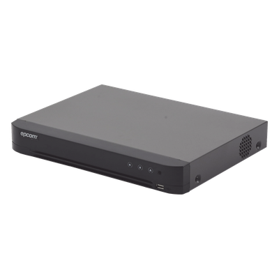 DVR TurboHD / 4 Canales + 2 IP / 5 Megapixel Lite / AcuSense / Audio por Coaxitron / 1 Bahía HDD 10 TB / Salida Full HD