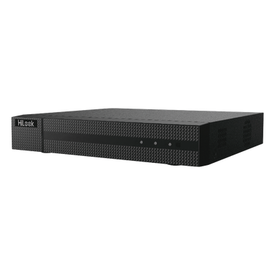DVR Híbrido / 4 Canales TurboHD + 2 Canales IP / 4 Megapixel Lite / Audio por Coaxitron / H.265+ / 1 Bahía HDD / Salida Full HD