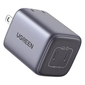 Cargador GaN II / 45W / 2 Puertos USB-C / Power Delivery 3.0 / Quick Charge 4.0 / 100-240V