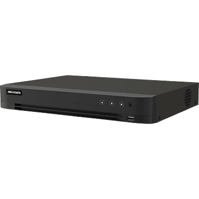 DVR 16 Canales TURBOHD + 16 Canales IP / 8 Megapixel (4K) / Audio Bidireccional / GUANLAN / Reconocimiento Facial / ACUSEARCH / 2 Bahias de Disco Duro / Salida de Video en 4K / H.265+