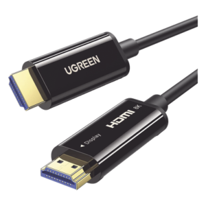 Cable HDMI por Fibra Óptica / 8K@60Hz / HDMI 2.1 / 48 Gbps / 10 m (32.81 ft) / Fibra 4 Núcleos + Cobre 7 Núcleos / HDR / eARC / Aleación Zinc