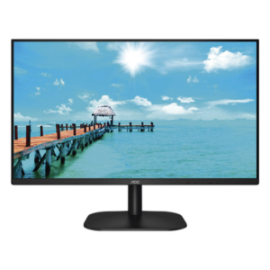Monitor LED de 27" VESA, Resolución 1920 x 1080 Pixeles, Entradas de Video VGA / HDMI. Panel IPS LCD Backlight LED. Ultra Delgado