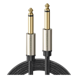 Cable de Audio Mono / 6.35 mm (1/4") Macho a Macho / 10 m (32.8 ft) / Núcleo de Cobre / Triple Blindaje / Nylon Trenzado