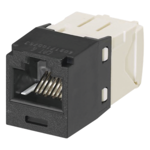 Jack RJ45 / Cat 6 / Mini-Com TG / Sin herramienta de impacto / 8P8C / Negro