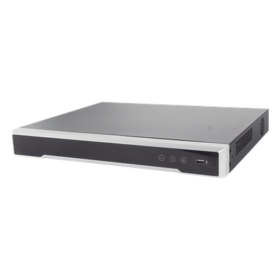 DVR 16 Canales 4K TURBOHD + 16 Canales IP / 8 Megapixel/ Audio por Coaxitron/ 2 Bahías de Disco Duro / 4 Canales de Audio / 16 Entradas de Alarma