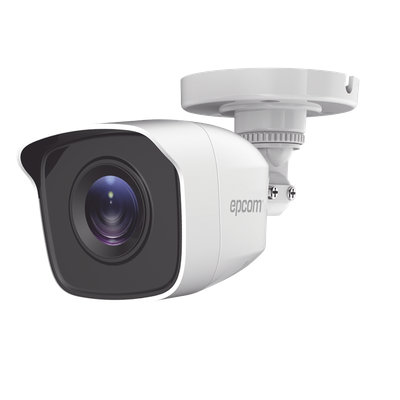 Cámara Bala TURBOHD / 2 Megapixel 1080p / Gran Angular 103° / IR EXIR 20 m (65.6 ft) / IP66 / 4 Tecnologías Seleccionables / Policarbonato