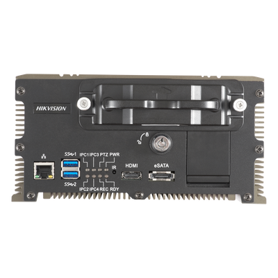 NVR Móvil / 5 Canales / 2 Megapixel / GPS Integrado / 2 Bahías HDD 2.5" / Alimentación 9-32 VCC