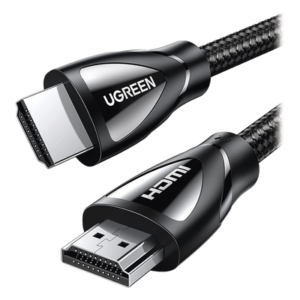 Cable HDMI 2.1 de Nylon Trenzado / 3 Metros / 8K@60Hz/4K@120Hz / eARC (Canal de Retorno de Audio / HDR10+ / VVR / HEC (Canal Ethernet HDMI) / ALLM / 3D / Dolby Atmos / Dolby Visión / 48 Gbps / Mayor Duración.