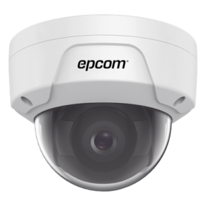 Cámara Domo IP / 4 Megapixel / Lente 2.8 mm / IR 30 m (98.4 ft) / WDR 120 dB / IP67 / IK10 / PoE