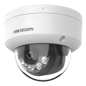 Cámara Domo IP / 6 Megapixel / Dual Light 30 m (98.4 ft) / Lente 2.8 mm / 105° / Audio Integrado / IK08 / IP67 / PoE