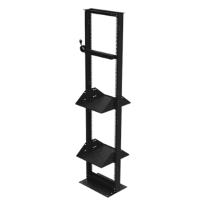 Rack 19" / 45 UR / 2 Charolas / PDU 8 Tomas / Doble Perforación / Estructura Reforzada