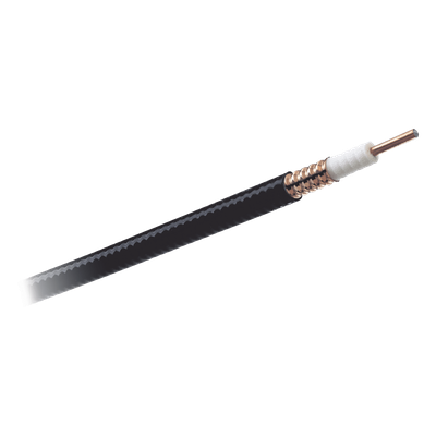 Cable Coaxial Heliax / 1/2 Pulgada / Cobre Corrugado / 50 Ohms / 0.625 in OD / PE Negro