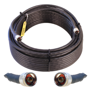 Jumper Coaxial de Baja Pérdida / 30.48 m (100 pies) / 50 Ohms / Blindaje >90 dB / N Macho a N Macho