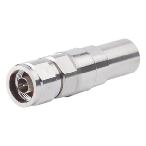 Conector coaxial / N macho recto / 1/2 pulgada / 0-8800 MHz / IP68 / Blindaje -130 dB