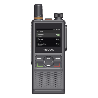 Kit Radio PoC / IP67 / Doble SIM LTE Global / Batería 4000 mAh / Audio 3W / Pantalla 2"