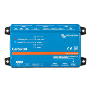 Centro de comunicaciones / Monitoreo remoto / Pantallas táctiles 5" y 7" / Conectividad Bluetooth / VRM / VE.Direct, VE.Bus, VE.CAN, USB