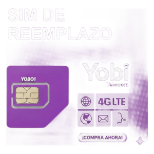 SIM de Reemplazo / 2G 3G 4G / Activación Automática / APN Configurable / Cobertura Nacional