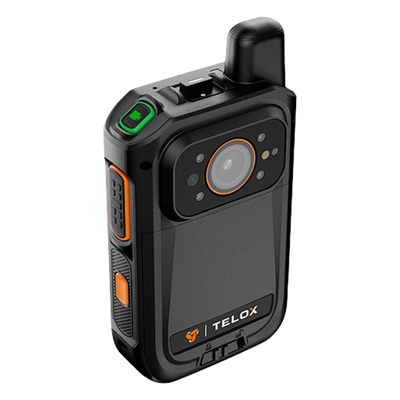 Bodycam 4G LTE / Android 12 / Full HD 1080p / Radio PoC / Pantalla Táctil 2" / IP67 / NFC / GPS + AGPS / Almacenamiento 256 GB