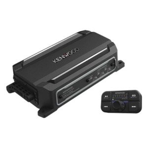 Amplificador Marine Clase D / 4 Canales / 600 W Máxima / Bluetooth / IPX7 Sumergible / Control Remoto / Puenteable 2 Canales
