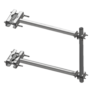 Brazo Lateral para Torre Autosoportada / Tubo 2' Cédula 30 / Altura 60 cm / Separación 60 cm / Acero ASTM A-36 / Galvanizado por Inmersión