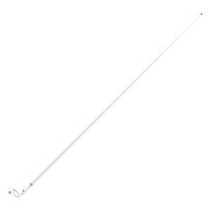 Antena Marina VHF / Fibra de Vidrio / 6 dB / 50 W / 2.4 m (7.9 ft) / RG-58 4.5 m (15 ft) / Nylon