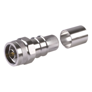 Conector Coaxial N Macho / Plegable / Pin Cautivo No Soldable / 50 Ohm / Para Cable LMR600, LP600