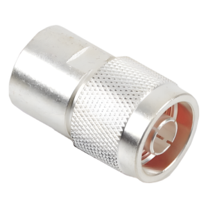 Conector Coaxial N Macho / Compatibilidad RG-8/U, RG-213/U, RG-214 / Conductor AWG-11/13 / Cuerpo Bronce Plateado / Contacto Oro / Aislante Teflón