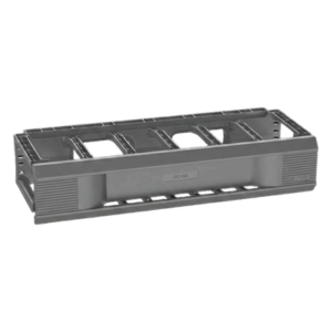 Organizador de Cables Horizontal / Sencillo Frontal / Rack 19in / 2 UR / Montaje sin Herramientas