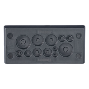 Pasacables Rectangular de Membrana / IP66 / 12 Orificios / Cables 3 mm a 20 mm / 3.39" x 1.42" / 4.8" (121.9 mm) de Largo