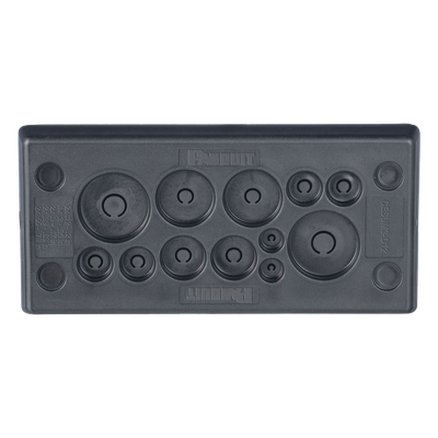 Pasacables Rectangular de Membrana / IP66 / 12 Orificios / Cables 3 mm a 20 mm / 3.39" x 1.42" / 4.8" (121.9 mm) de Largo