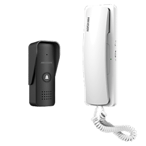 Kit de Audioportero Analógico / 2 Hilos Calibre 18 / 2 Relevadores Independientes / Ajuste de Volumen y Tonos / IP55