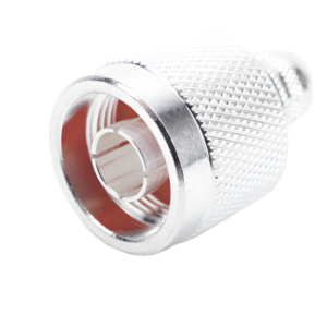 Conector RF N Macho / Crimp / Grupo de Cable F / Frecuencia 11 GHz / Impedancia 50 Ω / PTFE