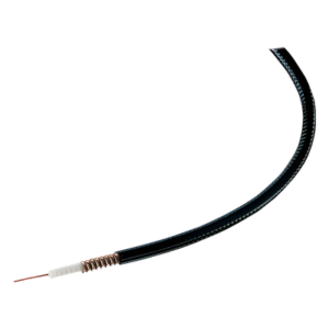 Cable Coaxial HELIAX / 1/4 pulgada / 50 Ohms / Superflexible / Blindaje 100% Cobre / 7.4 mm OD / 0.24 ft Radio Curvatura
