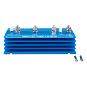Aislador de Baterías / 200 A / 3 Bancos Independientes / Caída de Tensión <0.1 V / 12/24 V Auto / Terminales M8