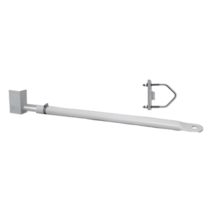Soporte Lateral Superior / PVC Resistente a UV / Ajustable 81-103 cm (32-40.5 pies) / Compatible Torres 1.5-3.5 pies O.D. / Aislado Sin Interferencia VSWR